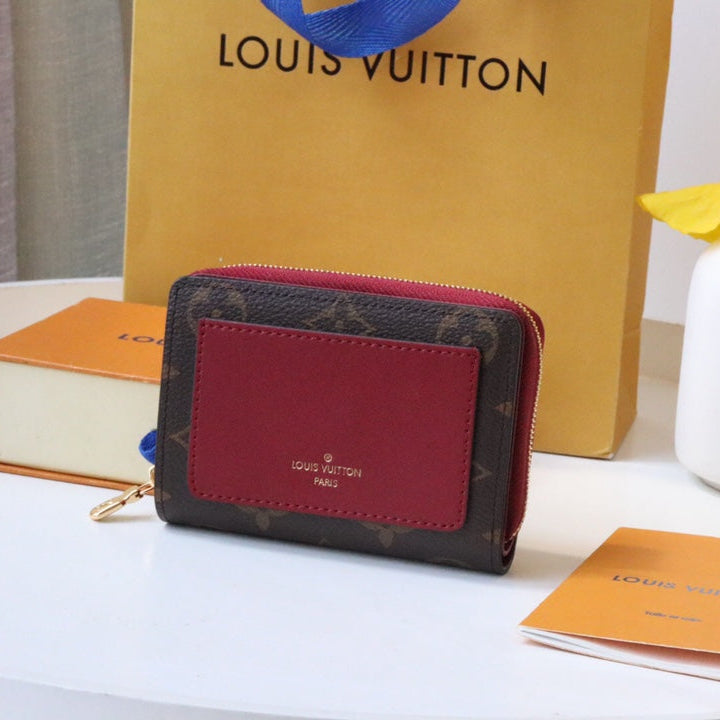 LOUIS VUITTON LV 25S LOU WALLET 11 IN FUCHSIA PINK MONOGRAM COATED CALFSKIN