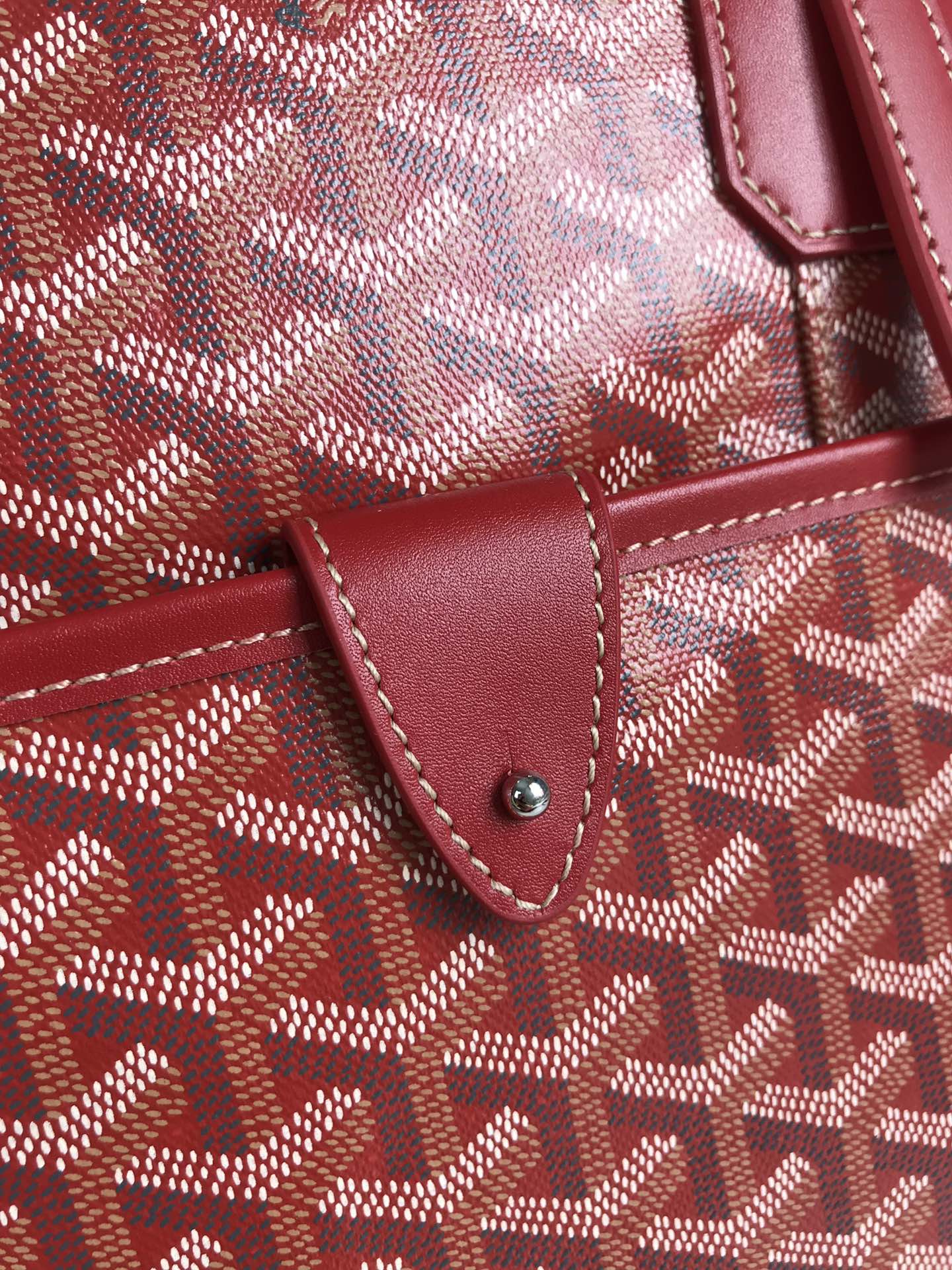 AMBASSADE DOCUMENT CASE 35 IN CLASSIC RED GOYARDINE CANVAS