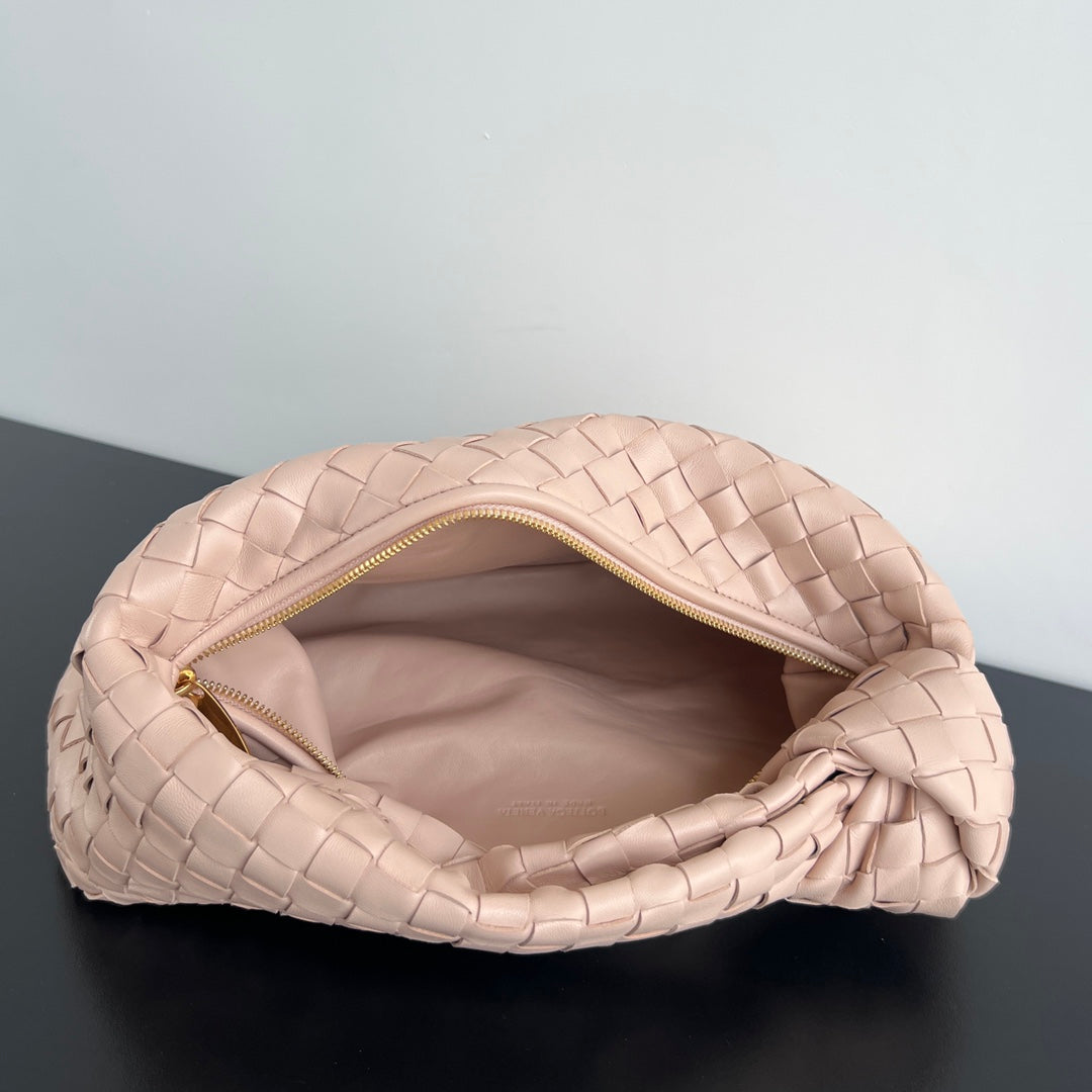 BOTTEGA VENETA MINI JODIE 36 CM IN LIGHT PINK LAMBSKIN