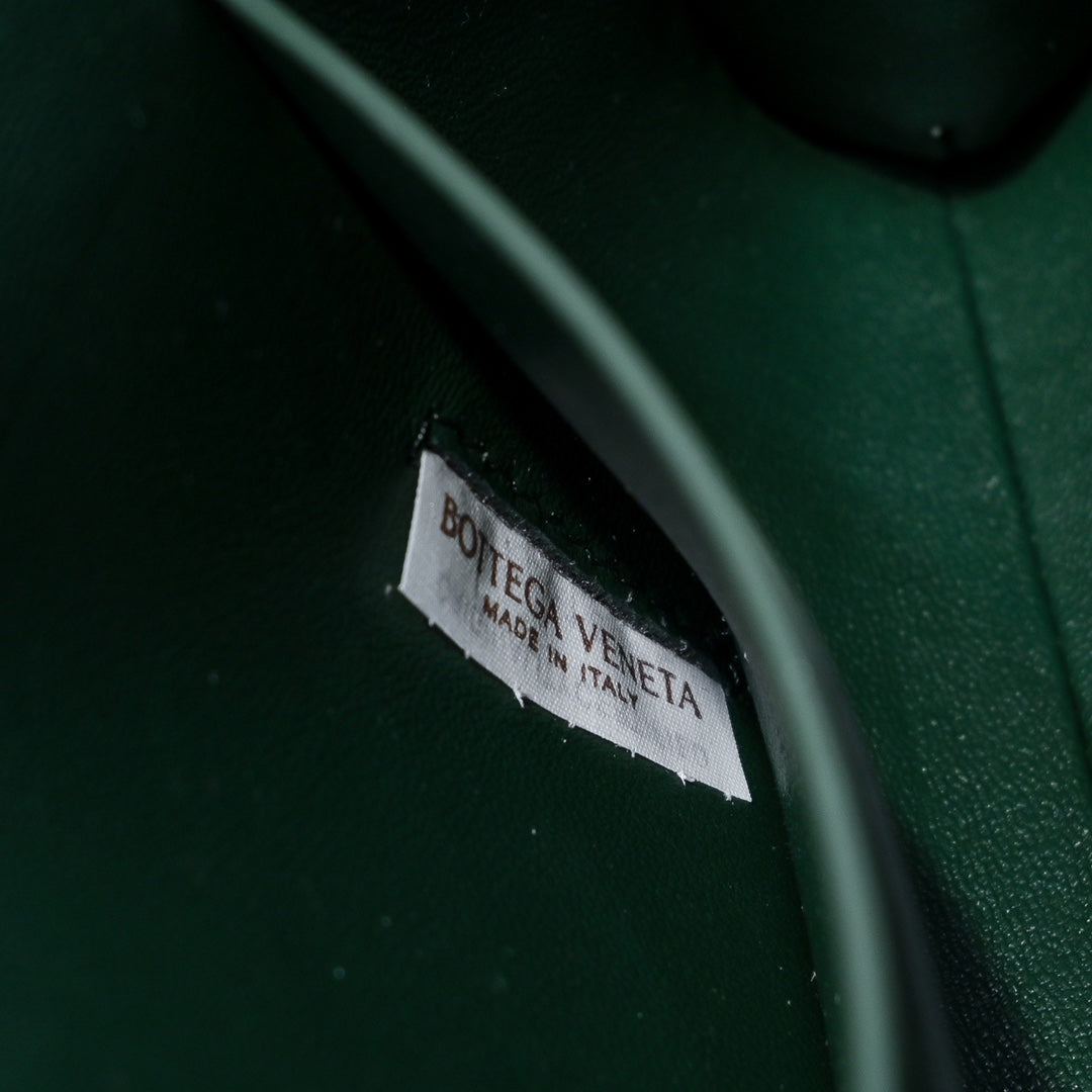 BOTTEGA VENETA Long Clutch Andiamo 31 Dark Green Crocodile Calfskin Ghw